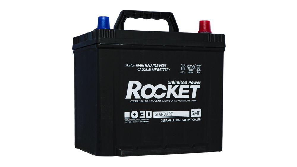 Акумулятор ROCKET 65Ah ASIA Ев (-/+) (590CCA) SMF 75D23L